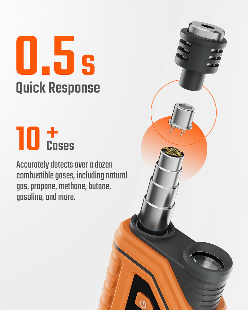 Chargez l'image dans la visionneuse de la galerie, Détecteur de gaz naturel rechargeable TopTes PT760