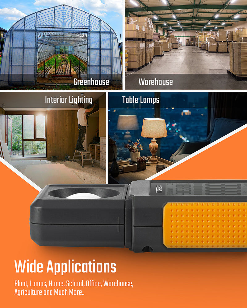 Load image into Gallery viewer, TopTes TS-710 Light Meter, Lux/Foot Candles Meter with 180º Rotating Sensor, 0.1~200,000 Lux Range, Large Backlit Display, Light Meter for Plants, Car Headlights, Home & Office LEDs (Includes Battery)