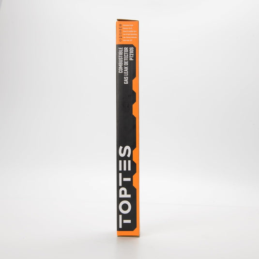 TopTes PT210S Gas Leak Detector, Natural Gas Detector with 4-inch Probe, Propane Leak Detector Locating Combustible Gases Like Natural Gas, Methane for Home, Measures%LEL (Incl. Batteries) - Orange