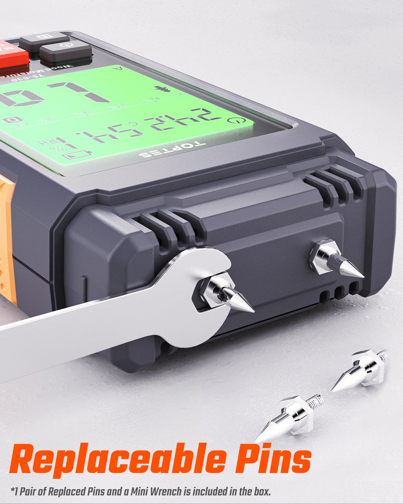 Chargez l'image dans la visionneuse de la galerie, Humidimètre TopTes TS-630 pour bois/mur