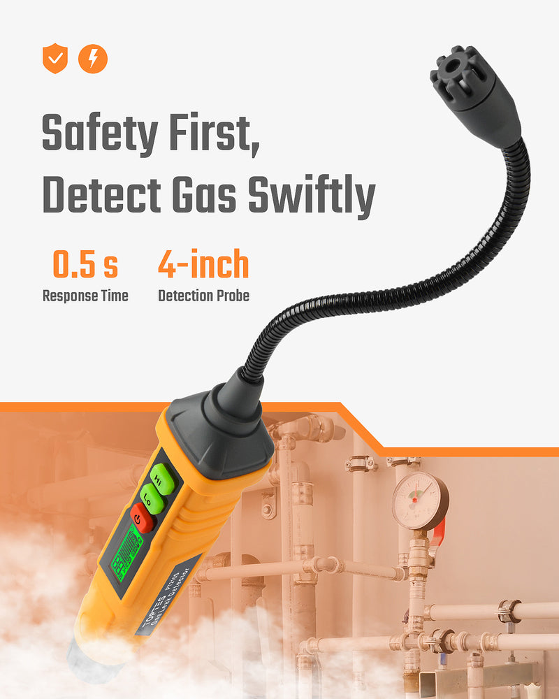 Load image into Gallery viewer, TopTes PT210S Gas Leak Detector with 4-inch Probe
