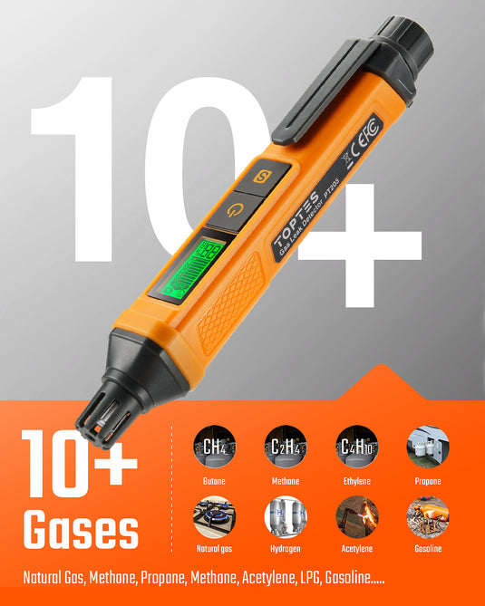 TopTes PT205 Gas Leak Detector with %LEL Display