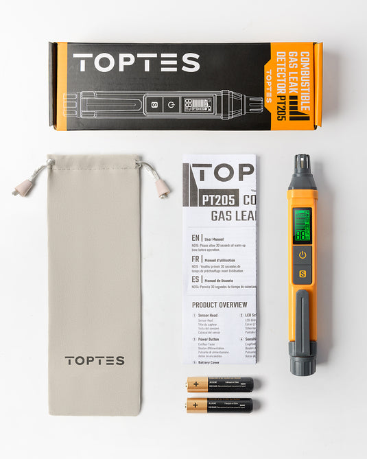 TopTes PT205 Gas Leak Detector with %LEL Display
