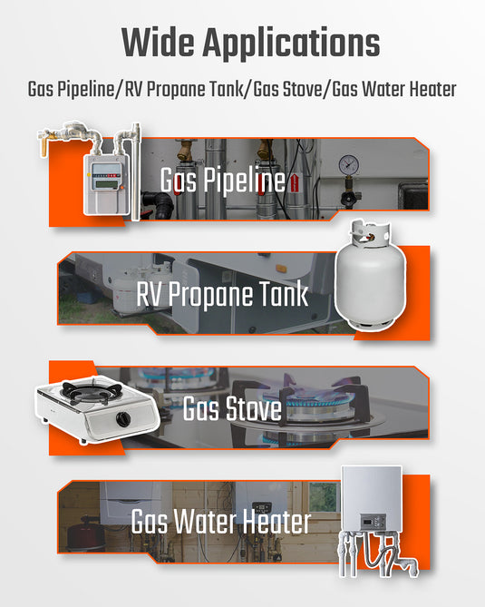 TopTes PT299 Gas Leak Detector with Extendable Rod