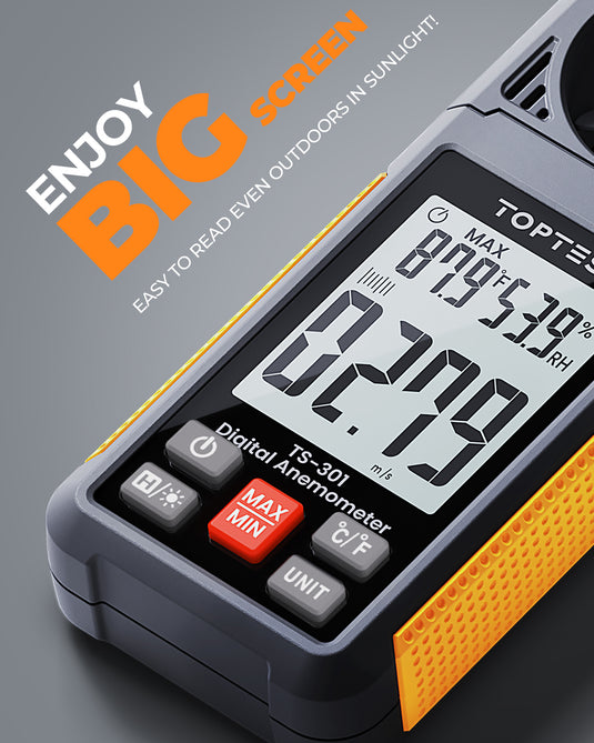 TopTes TS-301 Anomometer Wind Speed Meter