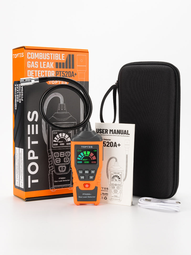 Load image into Gallery viewer, TopTes PT520A+ Gas Leak Detector with Rechargeable Battery
