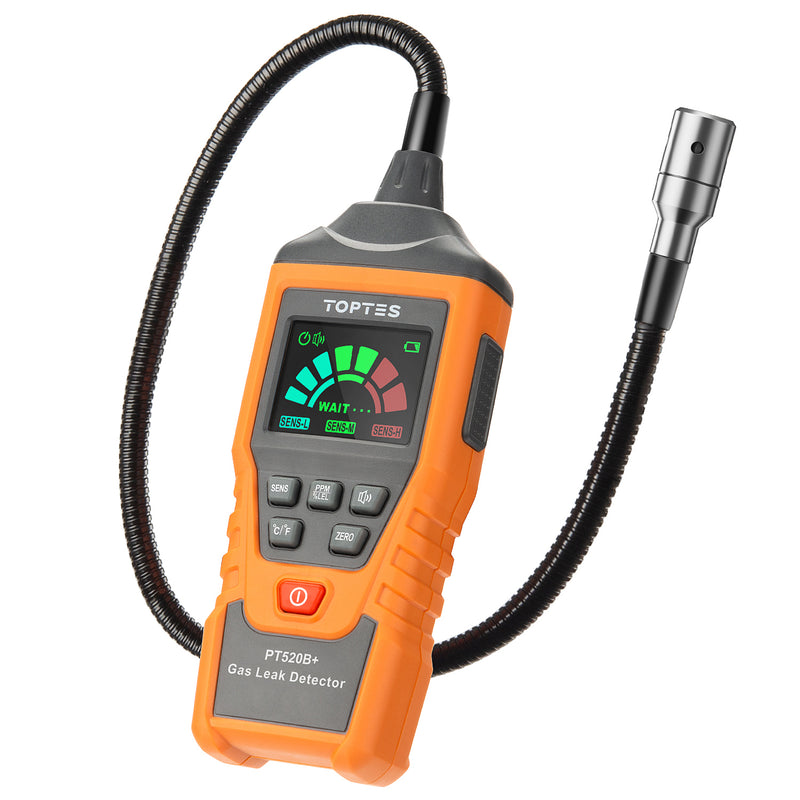 Load image into Gallery viewer, TopTes PT520B+ Gas Leak Detector with Upgraded Display &amp; Rechargeable Battery

