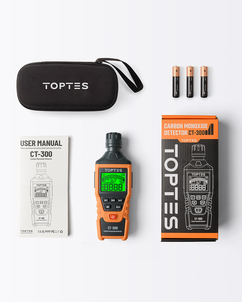 Load image into Gallery viewer, TopTes CT-300 Portable Carbon Monoxide Detector
